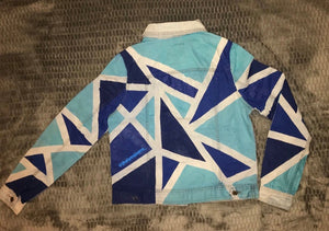 50 Shades of Blue Geo Jacket
