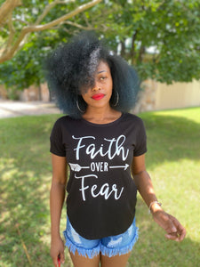 Faith Over Fear tee