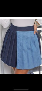 Denim School Girl Skirt
